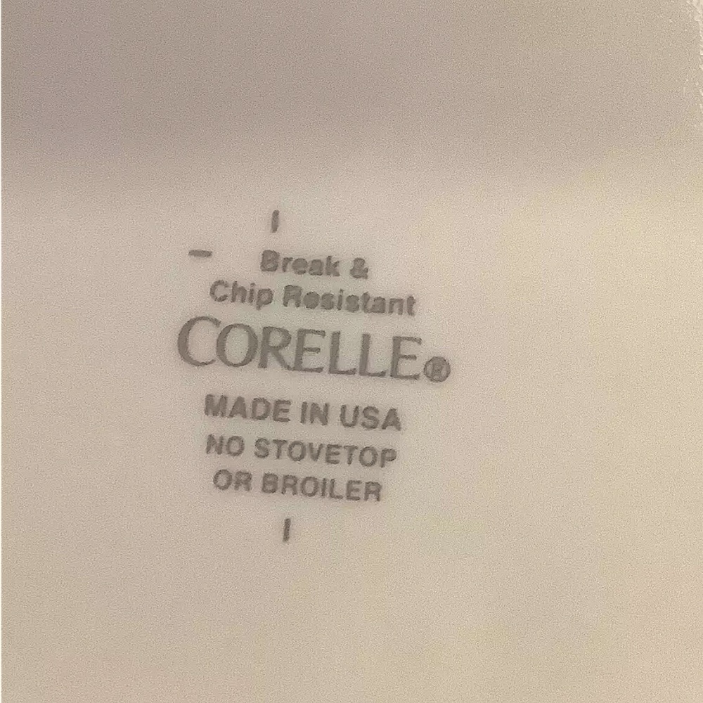 9 Corelle Impressions chip/break resistant. 7-1/4”Salad/Dessert textured Leaves - Picture 3 of 6